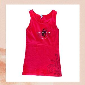 Red Pendleton Whiskey Graphic Tank Top